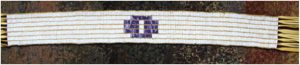 The dish is graphically represented by the wampum pictured.